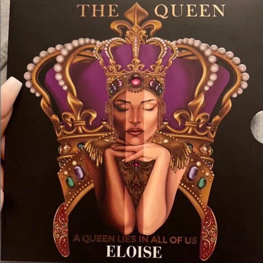 Eloise Beauty The Queen Eyeshadow Shimmer Matte Makeup Palette NIB 20 Pigments